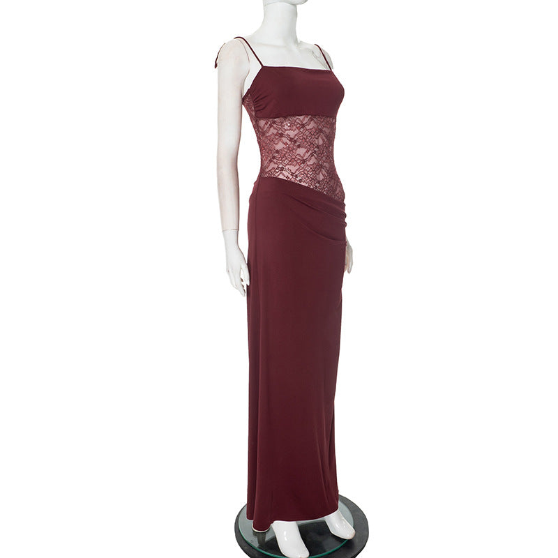 Stella Maxi Dress Maroon