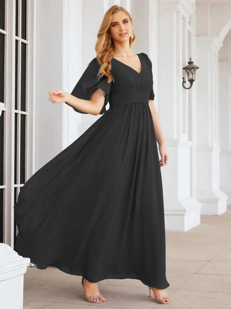 Numbersea Bridesmaid Dresses for Women Wedding Long Party Prom Dress 28068 by numbersea