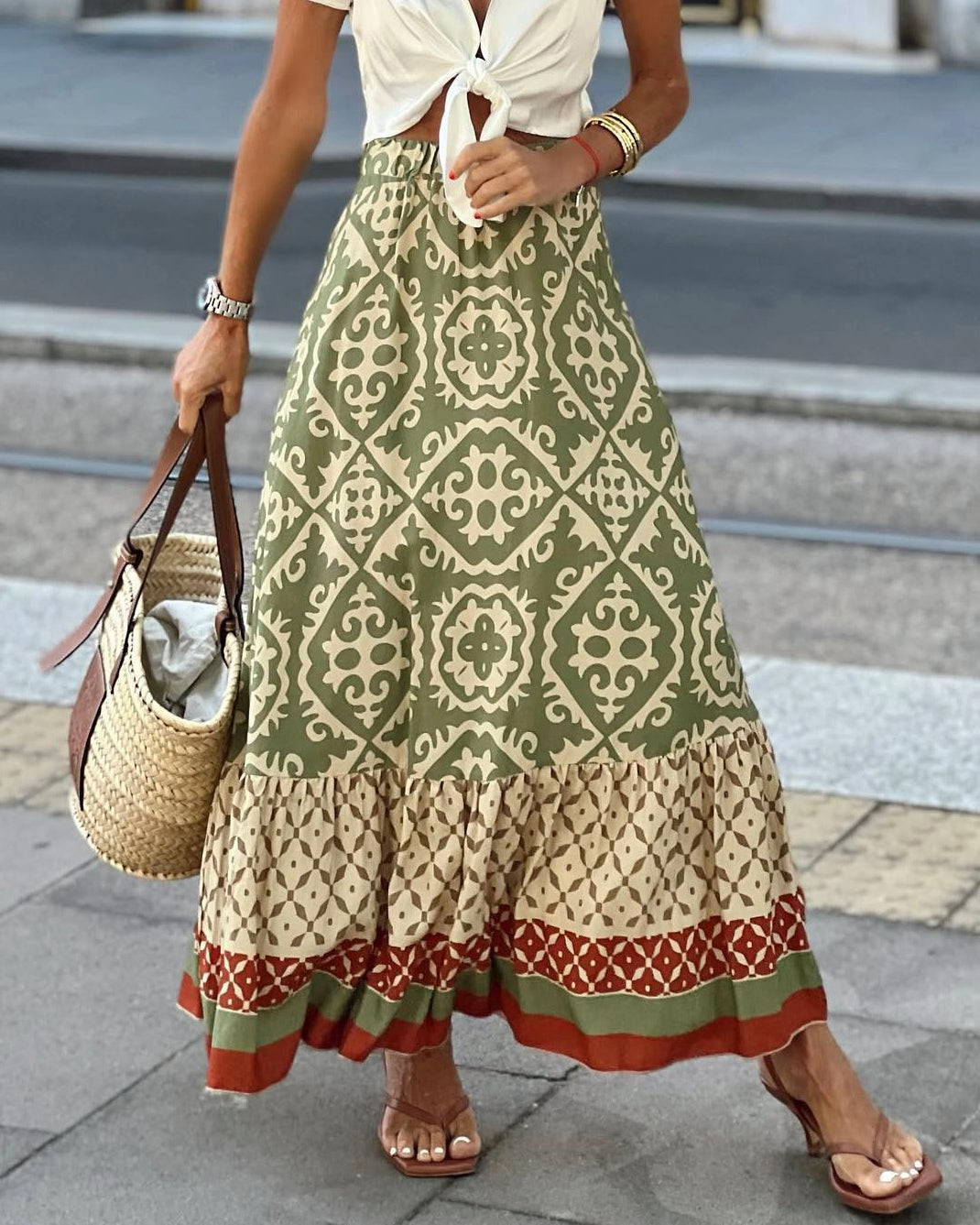 Erica Premium Long Boho Dress Wardrobe Essential