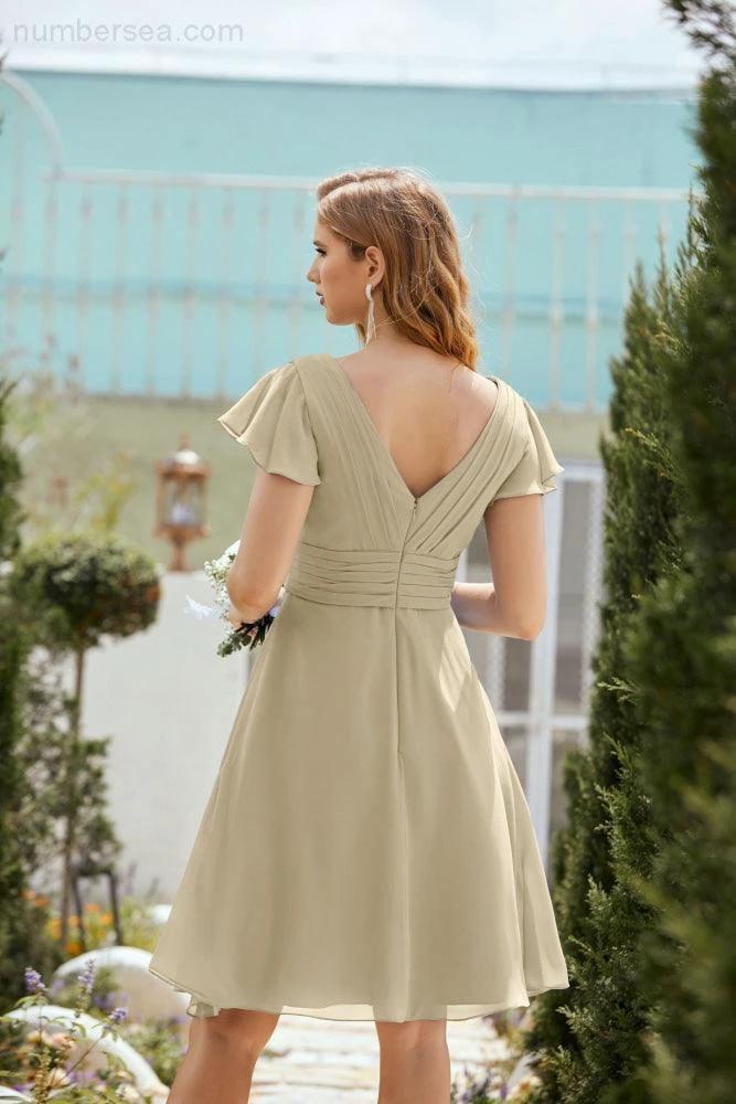 Knee Length Homecoming Dresses Formal Cocktail Prom Gown 28013 (ZD16946)