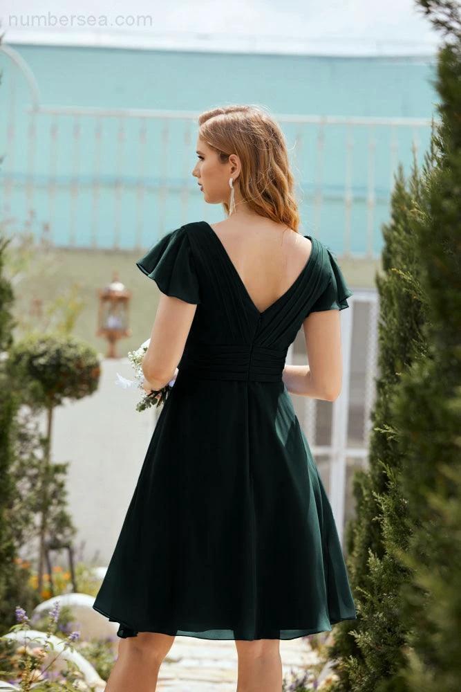 Knee Length Homecoming Dresses Formal Cocktail Prom Gown 28013 (ZD16946)