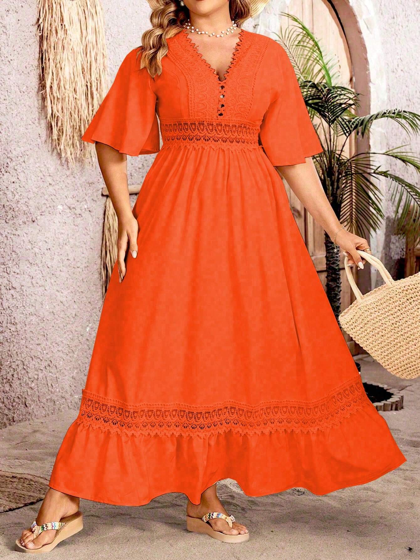 Margarita Statement Line Plus Size Dress for Women Occasion Edit