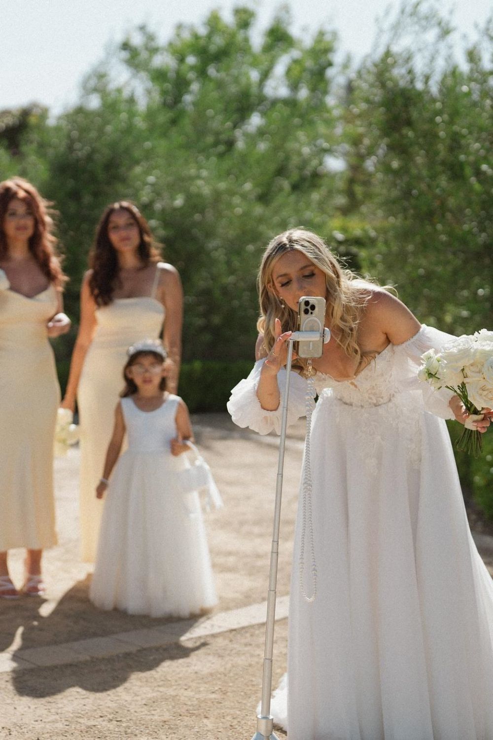 Gorgeous A Line Sweetheart White Long Wedding Dress with Appliques