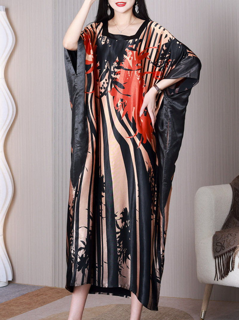 Feel The Moment Square Collar Loose A-line Dress