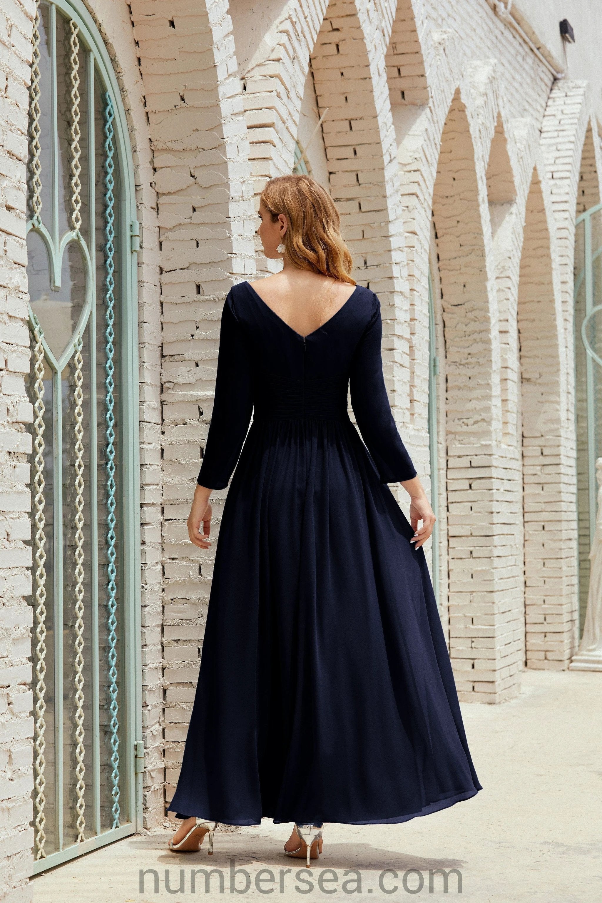 ZapDress Bridesmaid Dress Chiffon Formal Party Dress Evening Dress 28016 (ZD16992)