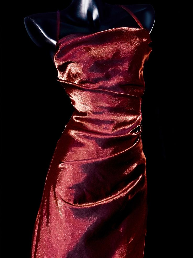 Sexy Red Satin Asymmetrical Flounce Hem Party Dress Evening Gown - View 3 | VelvetHem