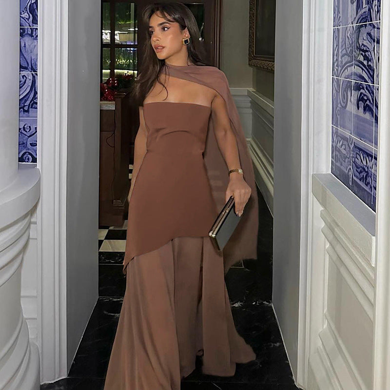 Carbon Dress Brown