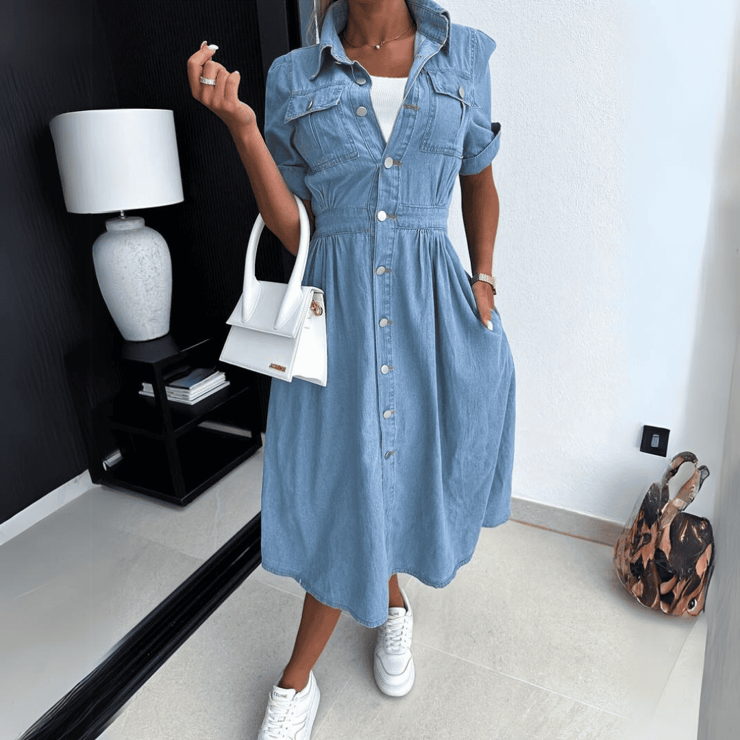 Omayra Trendy and Elegant Summer Dress for Women Chic Boutique Style