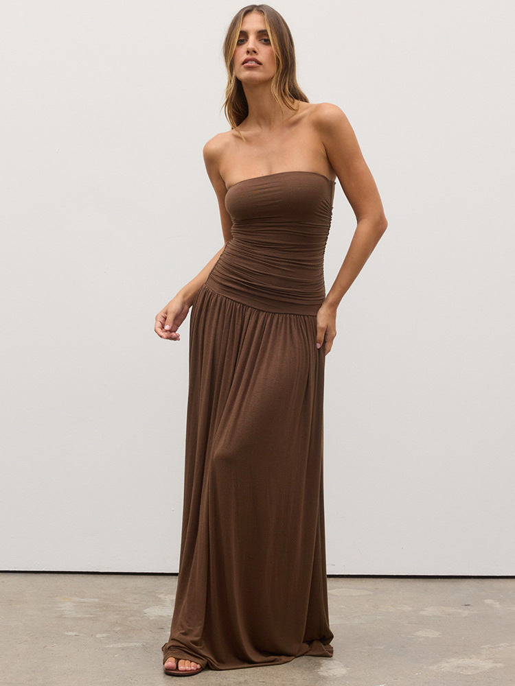 Becky Maxi Dress Brown