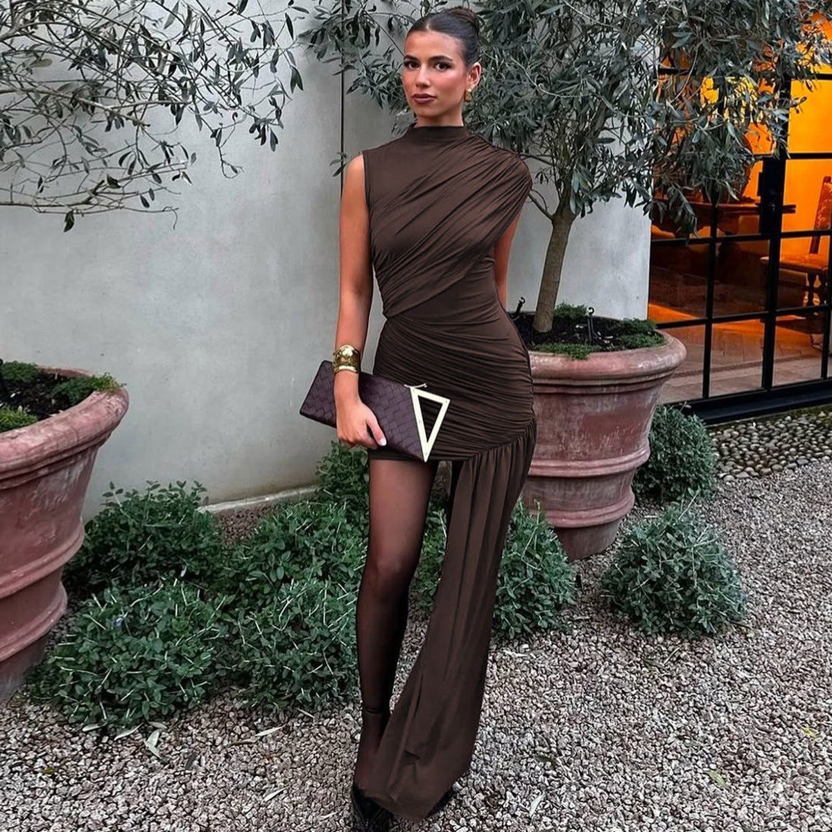 Gema Mini Dress Brown