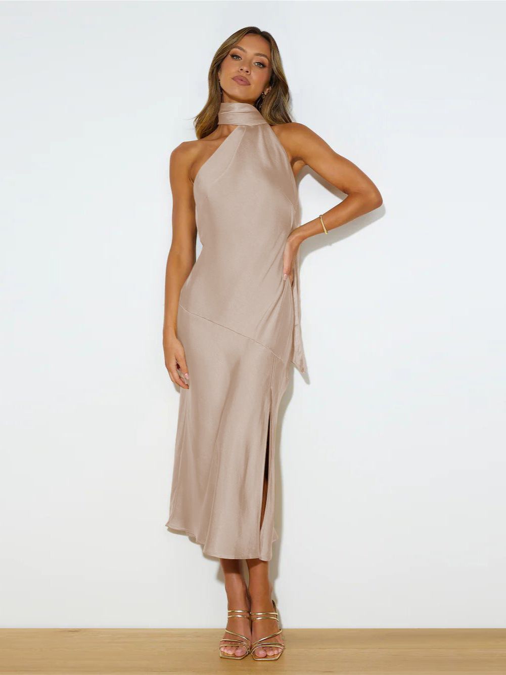 Jazmín Statement Satin Cocktail Dress Occasion Edit
