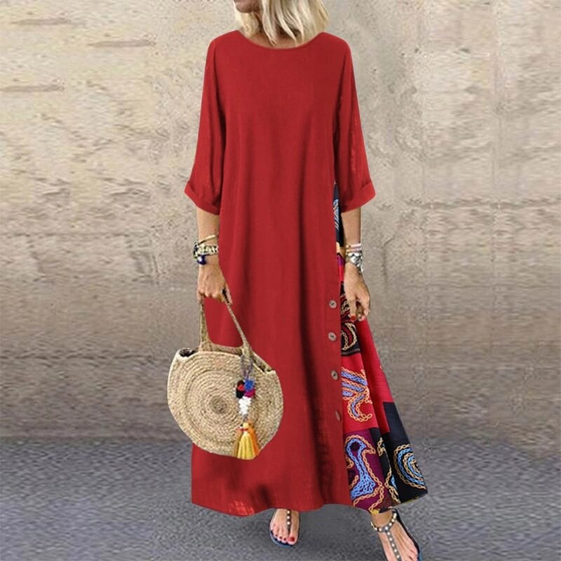 Natividad Chic Cotton and Linen Summer Dress Designer Edit