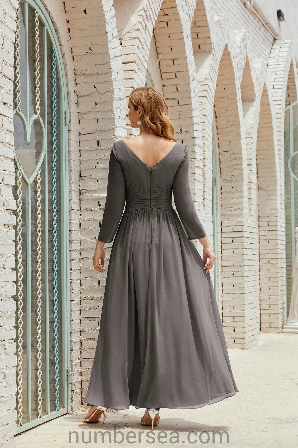 ZapDress Bridesmaid Dress Chiffon Formal Party Dress Evening Dress 28016 (ZD16992)