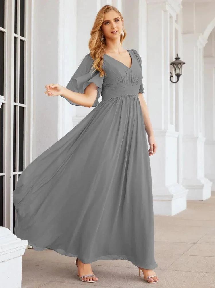 Numbersea Bridesmaid Dresses for Women Wedding Long Party Prom Dress 28068 by numbersea