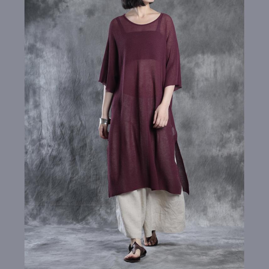 linen dresses half sleeve maxi dress sundresses oversize caftan