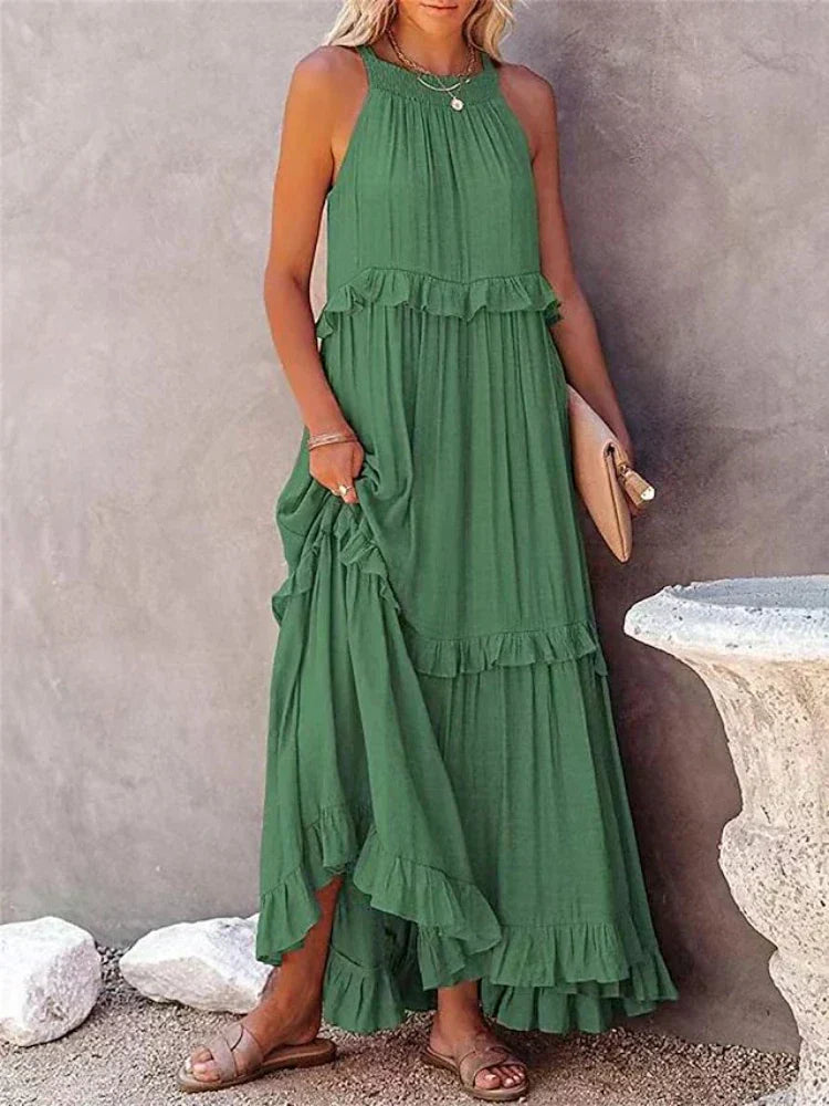 Delfina Casual and Relaxed Summer Dress for Women Wedding Guest Look