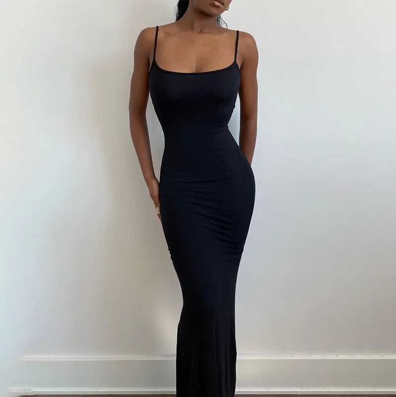 Cristina Summer Dress with Spaghetti Straps for Women Streetwear Style