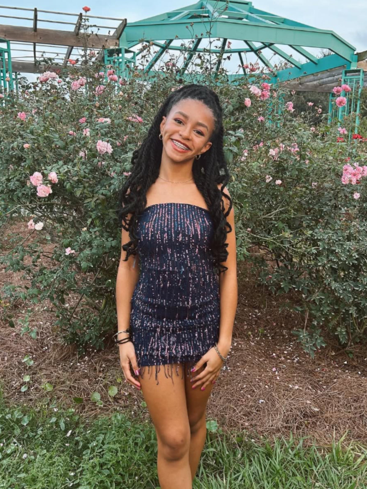 Sparkly Black Straight Across Homecoming Dresses To Impress - VelvetHem