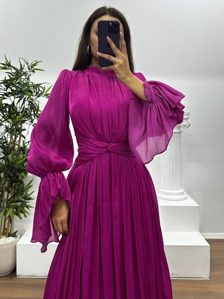 French Inspired Waist Maxi Dress