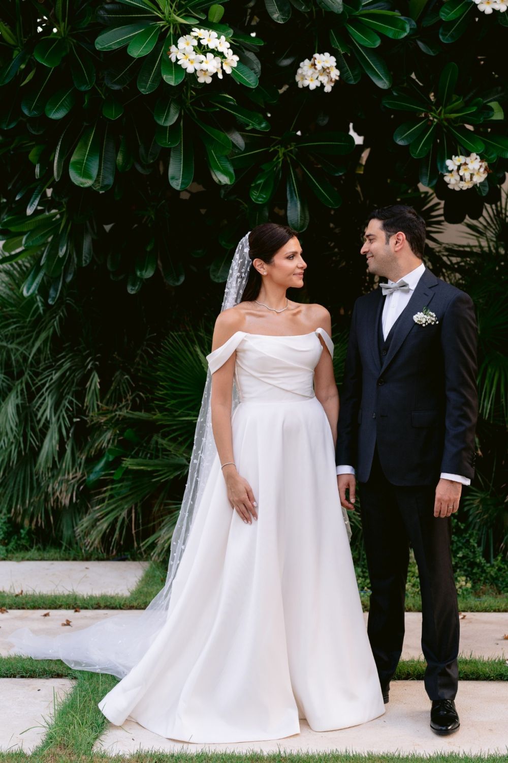 Elegant A Line Off the Shoulder White Long Wedding Dress with Ruched