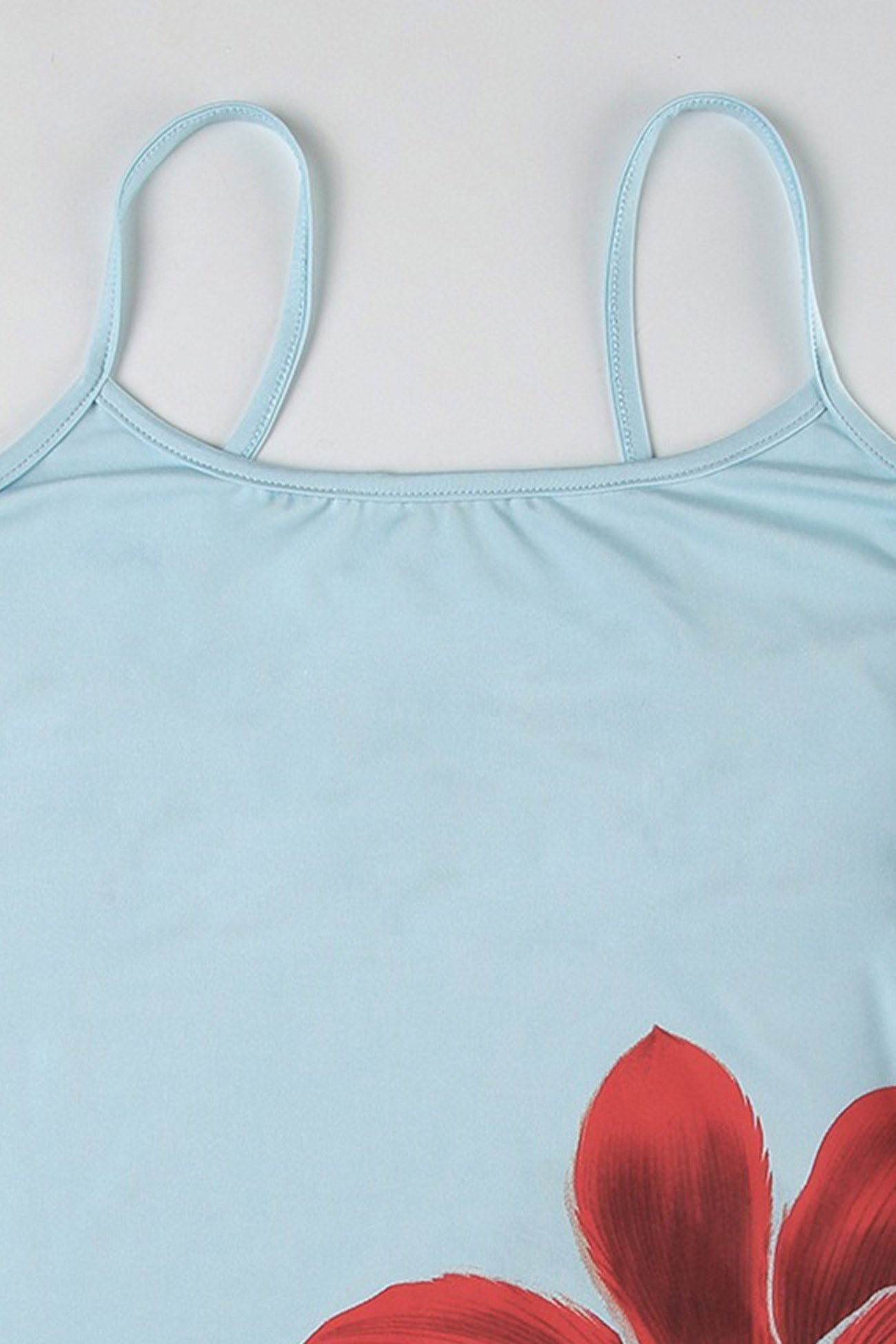 Floral Backless A line Cami Dress