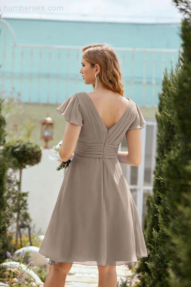 Knee Length Homecoming Dresses Formal Cocktail Prom Gown 28013 (ZD16946)