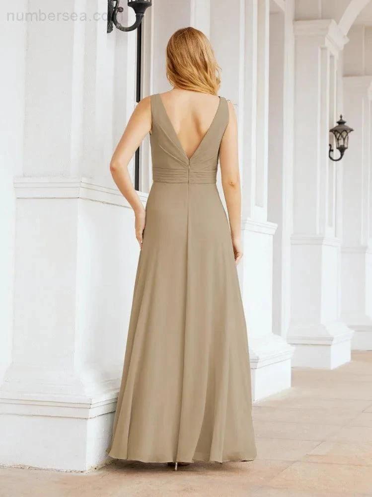 ZapDress Bridesmaid Dresses for Wedding Ruffles Long Formal Prom Gowns 28039 (ZD16999)