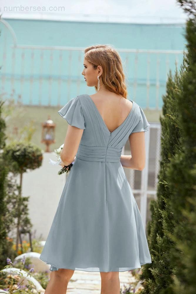 Knee Length Homecoming Dresses Formal Cocktail Prom Gown 28013 (ZD16946)