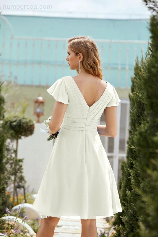 Knee Length Homecoming Dresses Formal Cocktail Prom Gown 28013 (ZD16946)