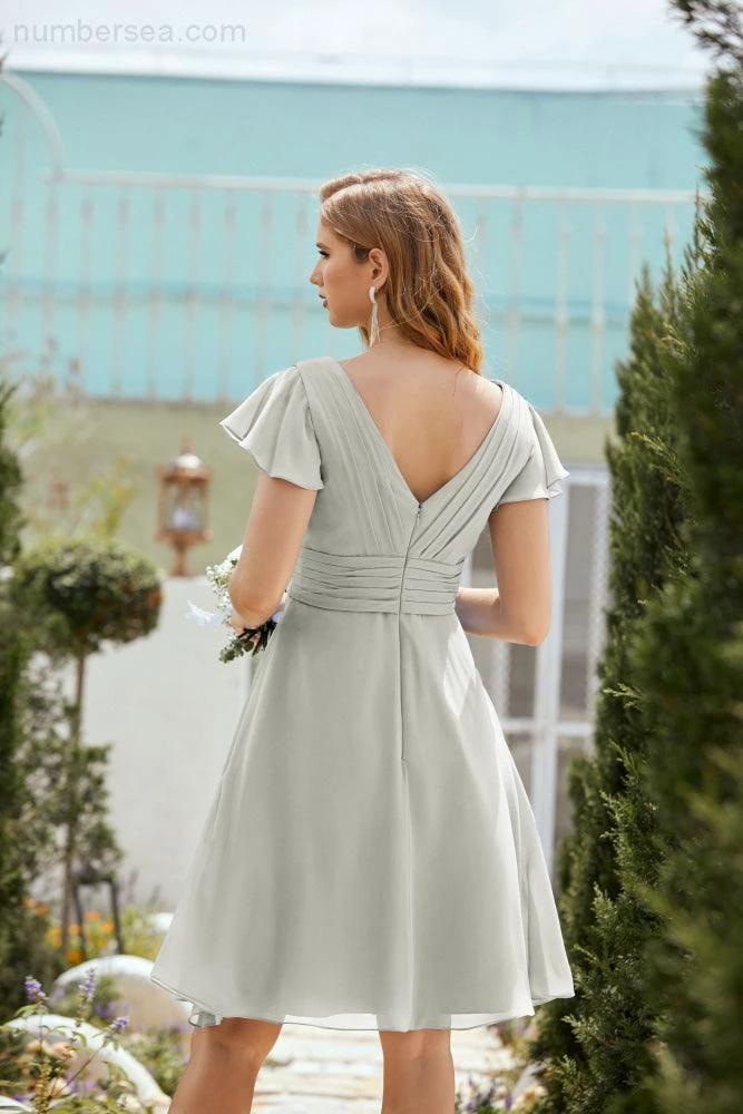 Knee Length Homecoming Dresses Formal Cocktail Prom Gown 28013 (ZD16946)