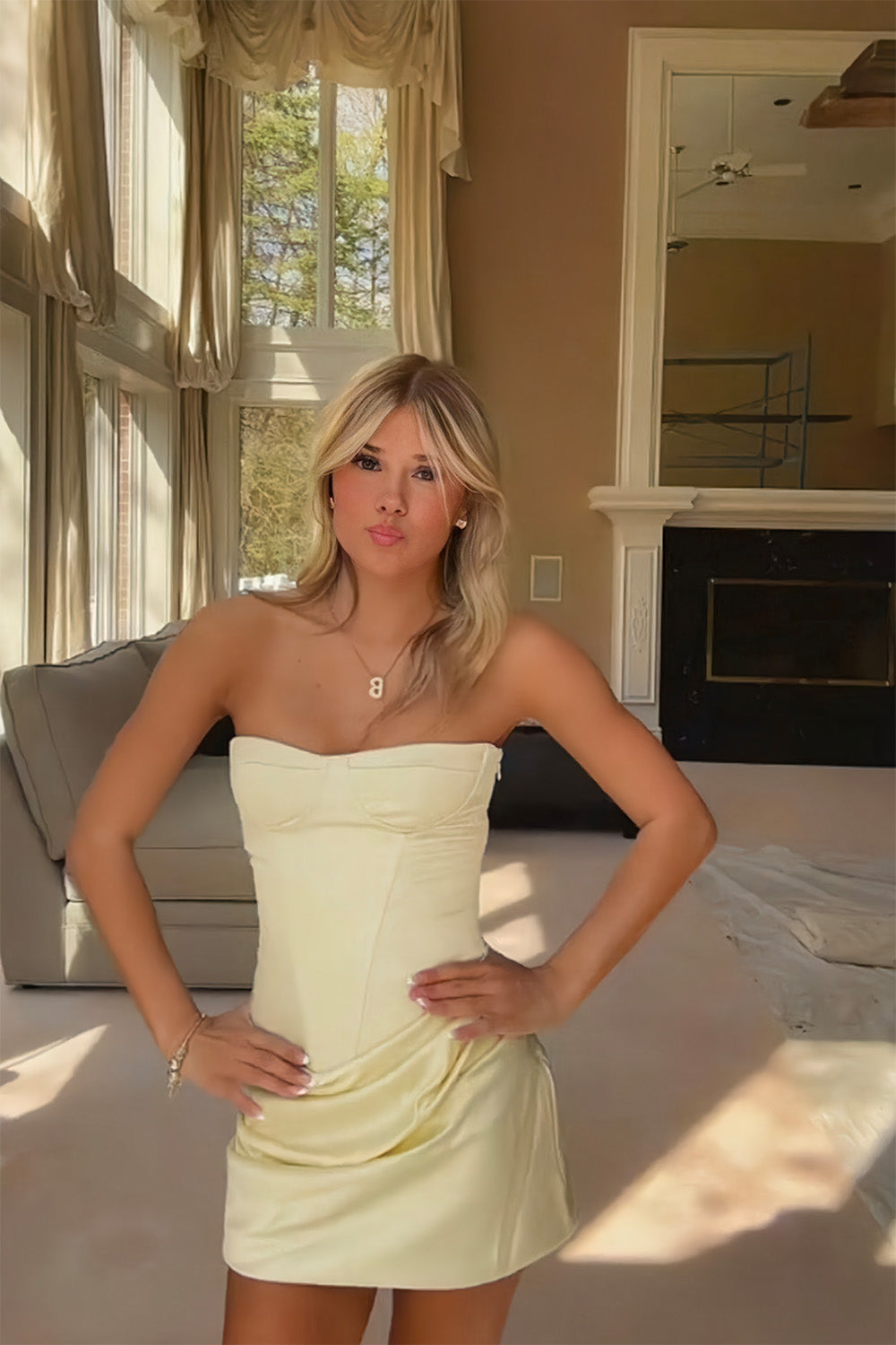 Cute Sheath Sweetheart Light Blue Corset Homecoming Dress with Criss Cross Back