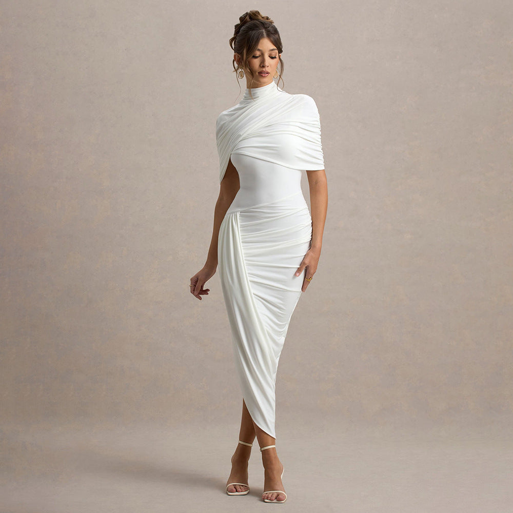 Deardorff Midi Dress White