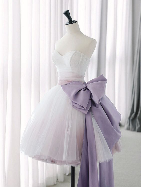 Sweetheart neckline A-line cocktail dress party dress Homecoming Dress - VelvetHem