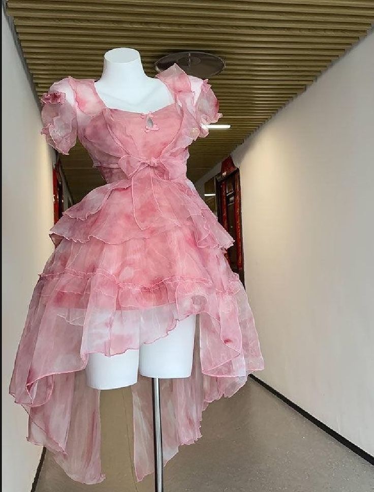 Cute a line Pink Tulle Homecoming Dress Party Dress fg6261 - VelvetHem