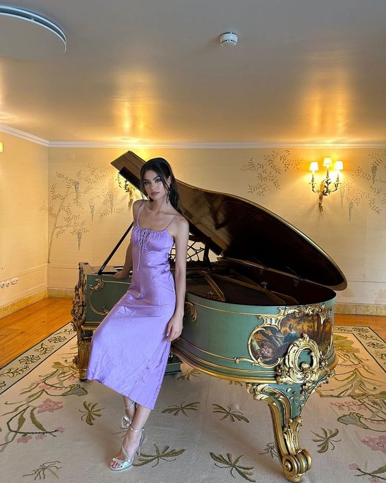 Lilac Simple Party Dress, Evening Dress fg6570 - VelvetHem