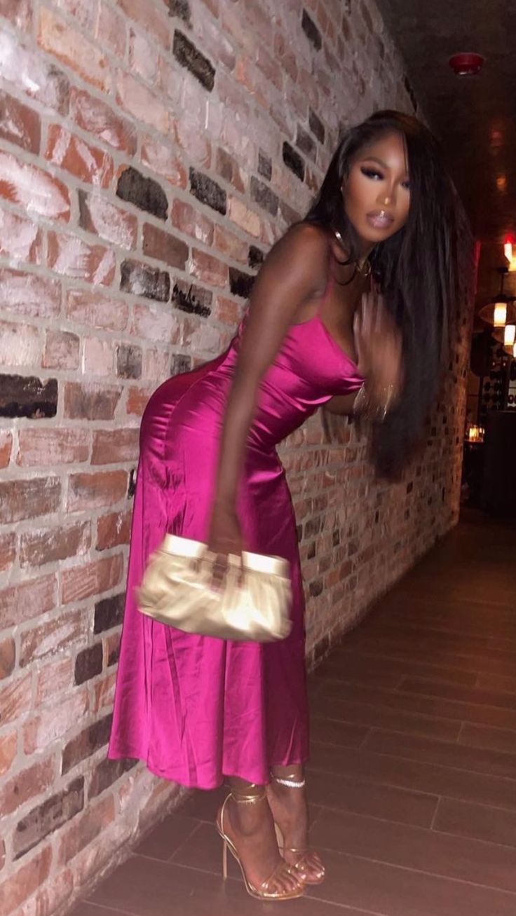 Hot Pink Simple Prom Dress Evening Party Dress fg7406 - View 2 | VelvetHem