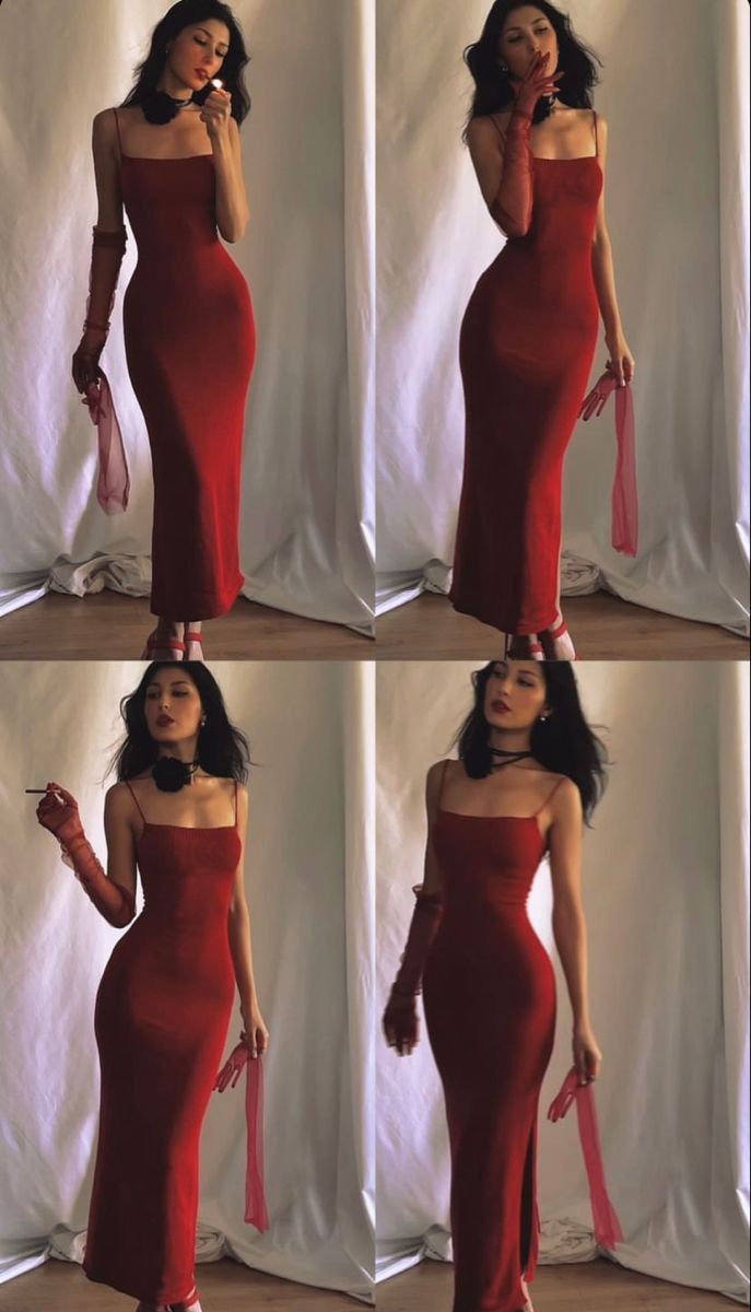 Mermaid Simple Spaghetti Straps New Burgundy Evening Prom Dresses fg6812 - View 2 | VelvetHem