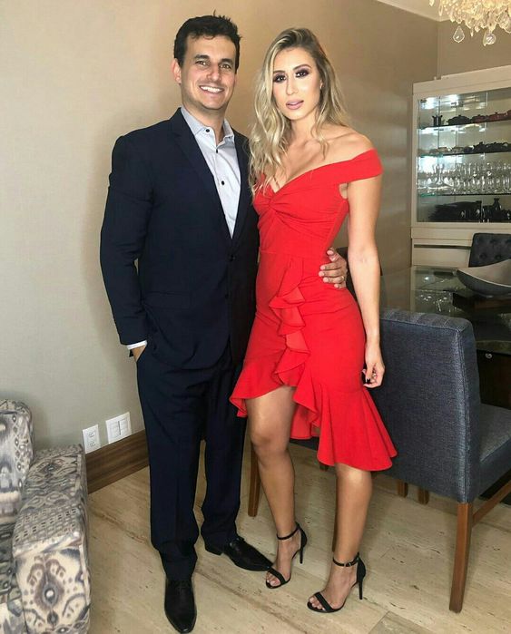 Red Evening Dress,Red Party Dress - VelvetHem