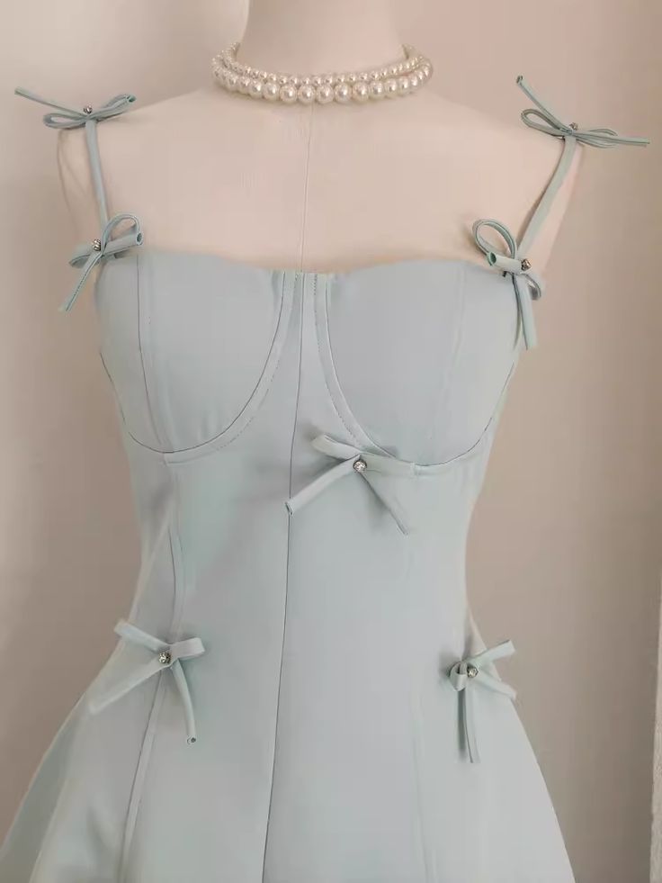 Cute A line Spaghetti Straps Travel Vacation Women Dress Short Birthday Outfits fg6368 - View 2 | VelvetHem