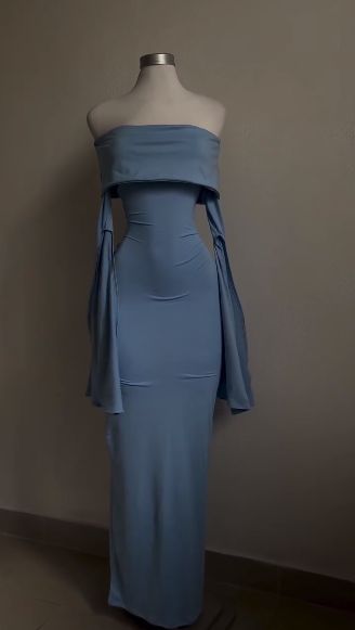Off Shoulder Party Dress Custom Made Evening Dresses fg6156 - View 2 | VelvetHem