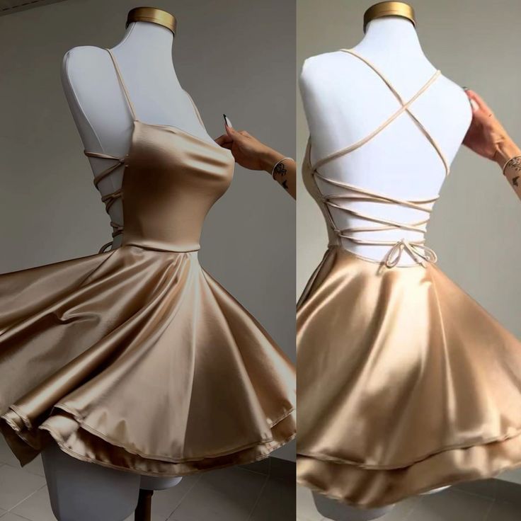 Chic a line Backless Short Homecoming Dress Fashion Party Gown Birthday Outfits fg6125 - View 2 | VelvetHem