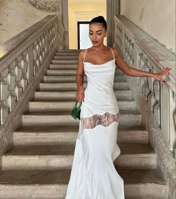 Women Sexy Sleeveless Backless Lace Patchwork Dress Sexy Slit Bodycon Dresses Elegant Party Long Formal Dress fg6100 - VelvetHem
