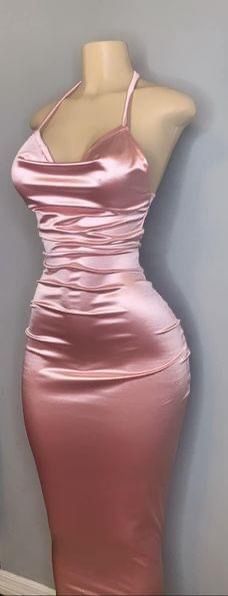 Elegant Pink Halter Prom Dresses, Fashion Party Dress fg6435 - View 3 | VelvetHem