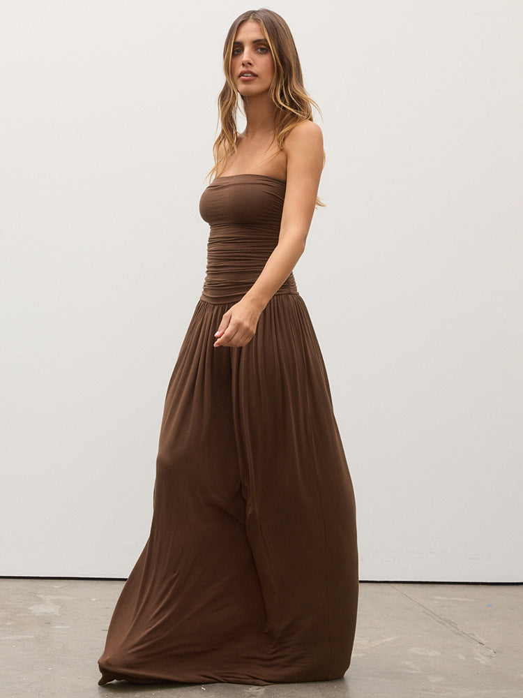 Becky Maxi Dress Brown