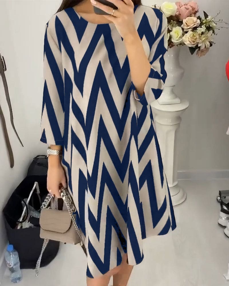 Helga Modern and Comfortable Summer Dress for Women Office and Evening