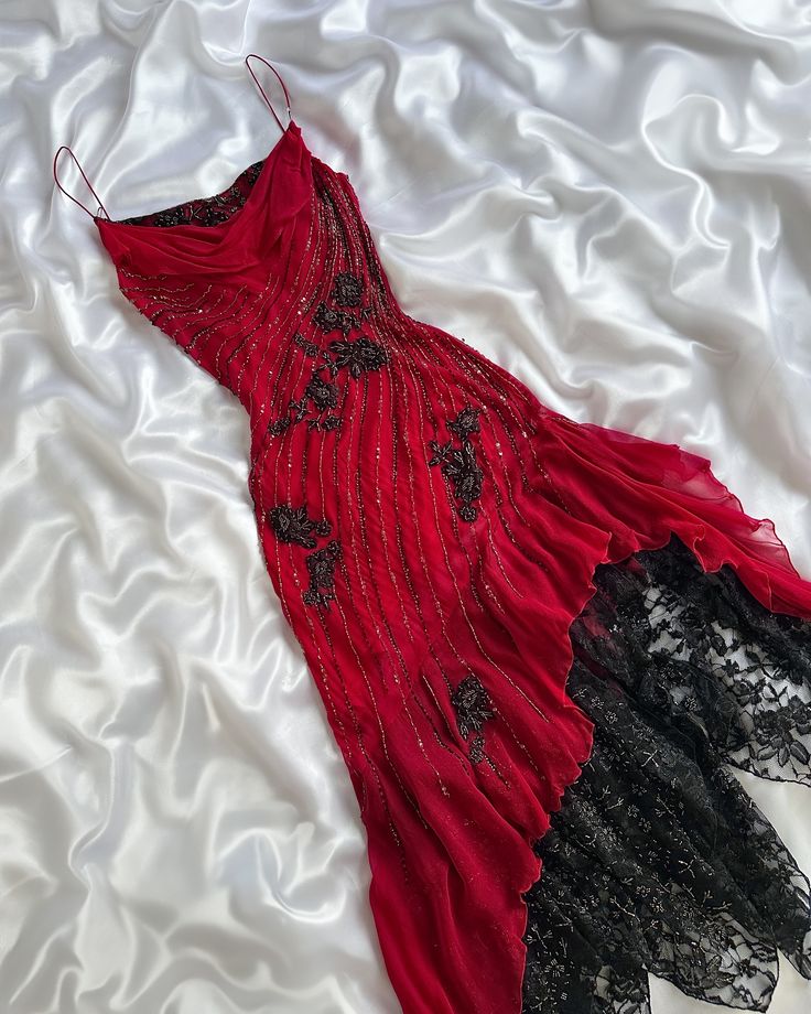 Red Chiffon Formal Dress New Arrive Party Dress Evening Dress - VelvetHem