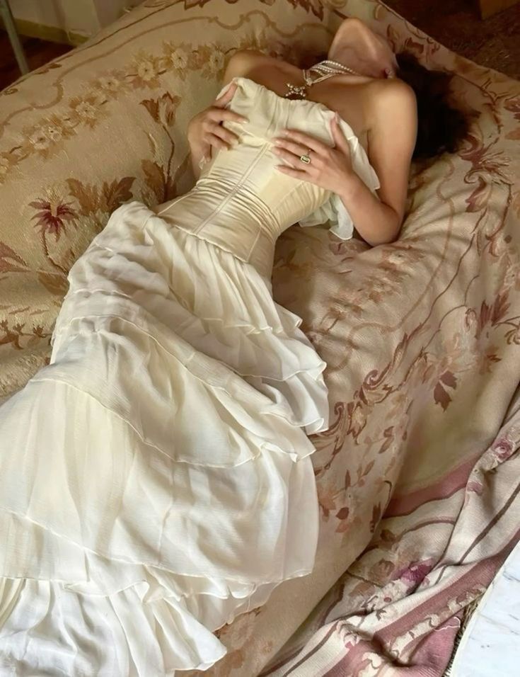 Modest Sheath Strapless Chiffon Sleeveless Ivory Long Prom Dress Evening Dresses fg6798 - VelvetHem