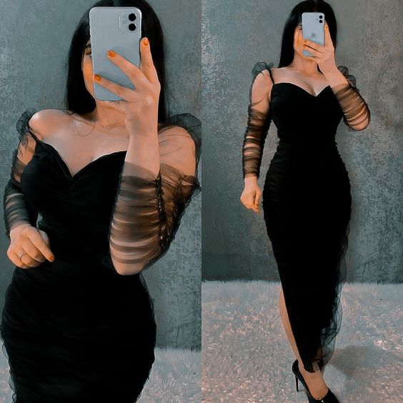 Sexy Sheath Off Shoulder Evening Gown Prom Party Dresses fg6385 - VelvetHem