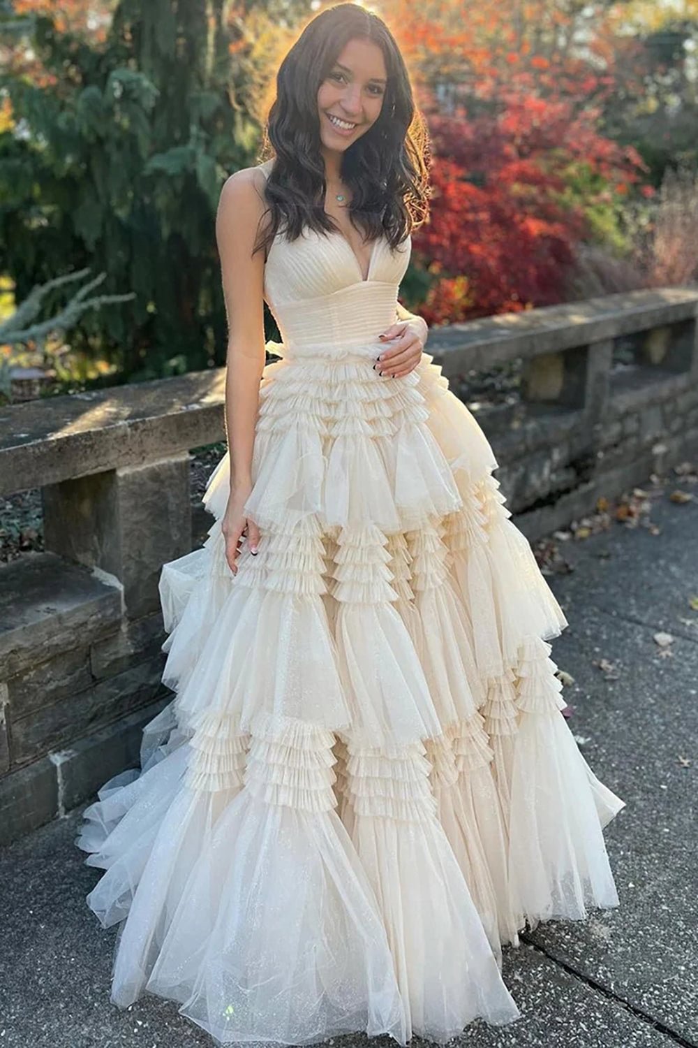 Sexy Daffodil A-Line Doric Sweetheart Long Prom Dress - VelvetHem
