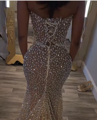 Mermaid Long Prom Dress Elegant Evening Party Dress fg7312 - View 2 | VelvetHem